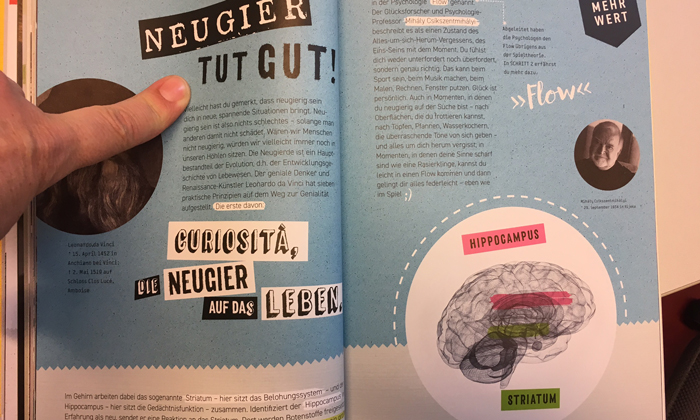 Blick ins Buch: Neugier tut gut!